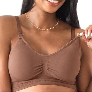 NWT • Kindred Bravely Sublime Maternity & Nursing Bra in Mocha • XXL busty